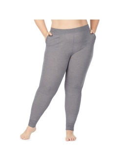 Plus Size Cuddl Duds Stretch Thermal Leggings