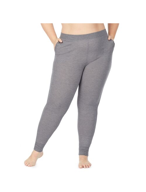 Plus Size Cuddl Duds® Stretch Thermal Leggings