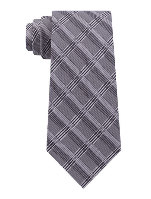 Calvin Klein Men's Crème Plaid Tie