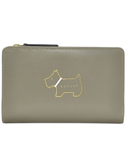 Women's Heritage Dog Outline Mini Flap Over Wallet