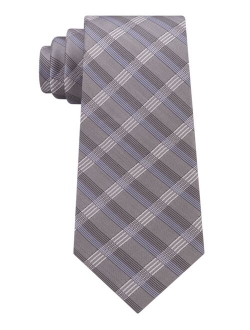 Men's Crme Plaid Tie