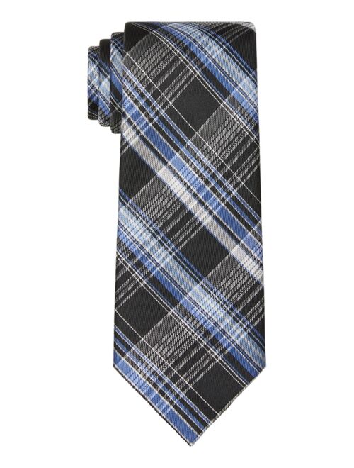 Calvin Klein Men's Twill Plaid Tie