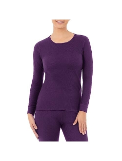 Women's Micro Waffle Premium Thermal Underwear Tee Shirt