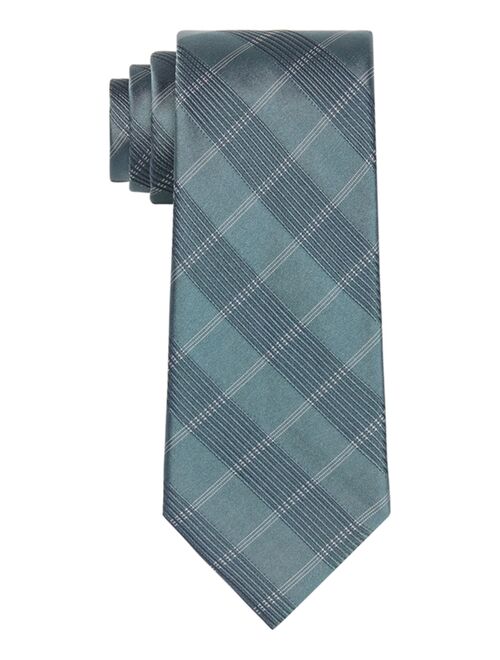 Calvin Klein Men's Jewel Linear Grid Tie