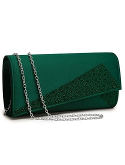 Women Rhinestone Evening Clutch Bags Formal Party Clutches Wedding Purses Cocktail Prom Clutches