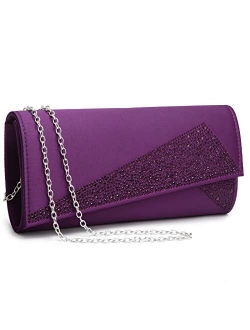 Women Rhinestone Evening Clutch Bags Formal Party Clutches Wedding Purses Cocktail Prom Clutches