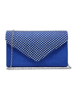 Women Rhinestone Evening Clutch Bag Wedding Purse Cocktail Prom Party Clutch