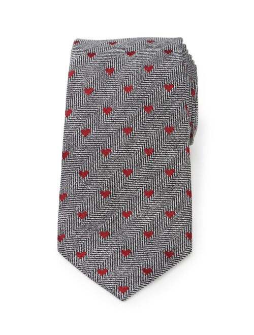 Cufflinks, Inc. Men's Herringbone Heart Tie