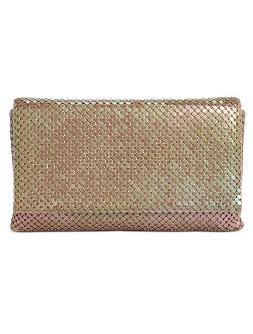 INC International Concepts I.N.C Prudence Shiny Mesh Clutch, Created for Macy's