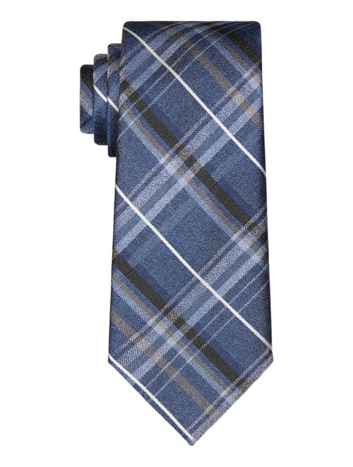 Michael Kors Men's Classic Railroad Plaid Tie