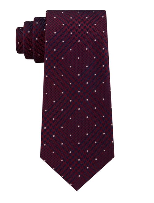 Michael Kors Men's Dotted Glen-Check Silk Tie