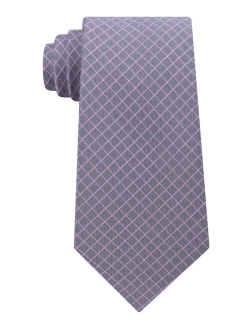 Men's Mini Grid Silk Tie