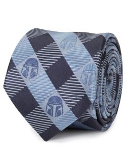 Mando Helmet Check Men's Tie