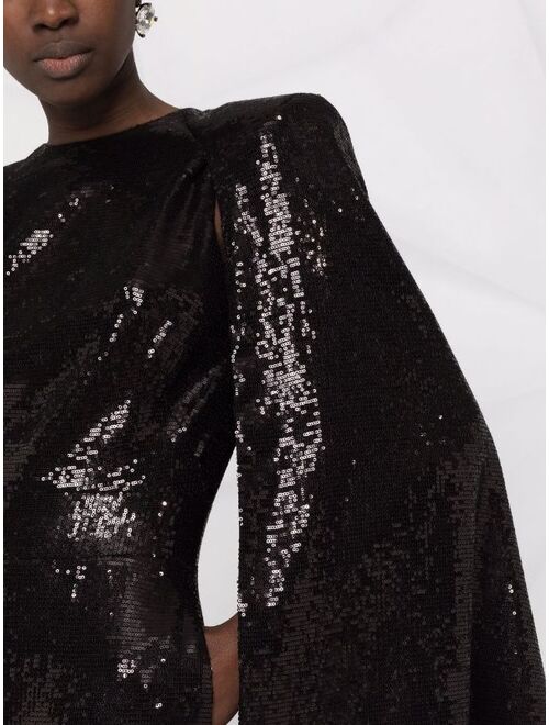 Karl Lagerfeld sequinned cape jumpsuit