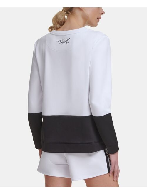 Karl Lagerfeld Colorblock Sunglass Sweatshirt