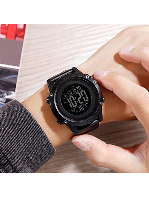 Olazone Big Boys Watch Digital Sports Waterproof Military Back Light Teenager Watch 1508