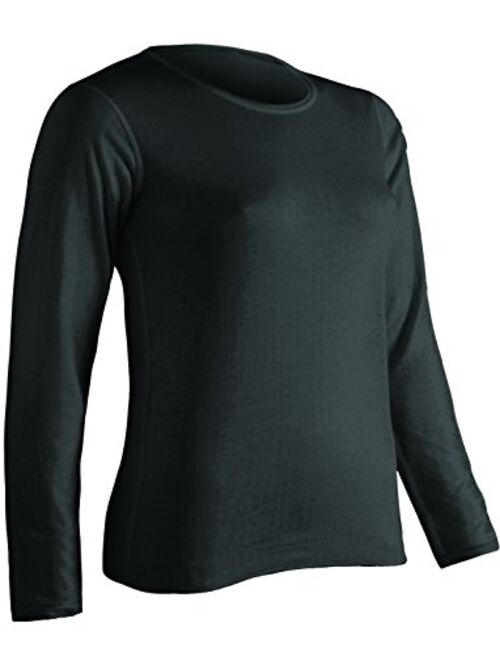 ColdPruf womens Plus Size Dual Layer Long Sleeve Crew