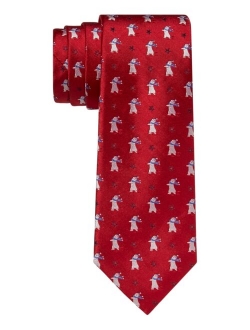 Men's Classic Polar Bear & Star Tie