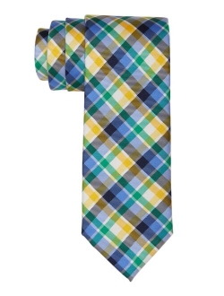 Men's Multi Plaid Slim Tie