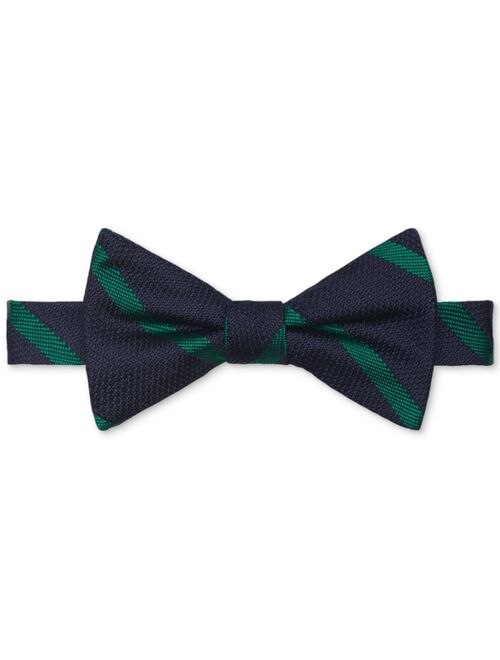 Tommy Hilfiger Men's Luxe Thin Stripe Bow Tie