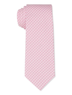 Men's Gingham Slim Tie