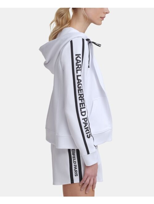 Karl Lagerfeld Block Letter Logo Taping Jacket