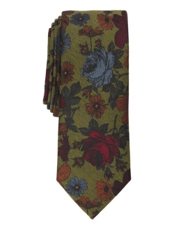 Men's Skinny Sebban Floral Tie, Created for Macy's