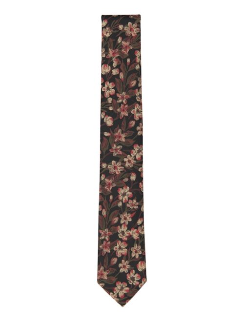 Bar III Men's Galloy Floral Skinny Tie, Created for Macy's