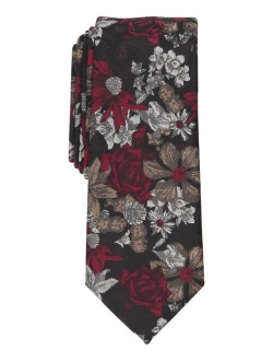 Men's Troude Skinny Floral Tie, Created for Macy's