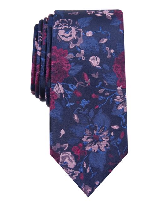 Bar III Men's Hilton Floral Slim Tie, Created for Macy's