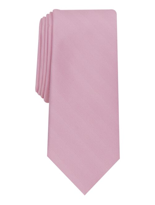 Bar III Men's Langford Herringbone Slim Tie, Created for Macy's