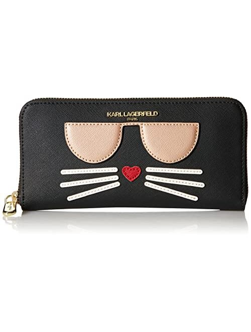 Karl Lagerfeld Hermine Continental Zip Around Wallet