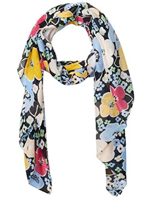 Karl Lagerfeld womens Modal and Cotton Pareo Scarf