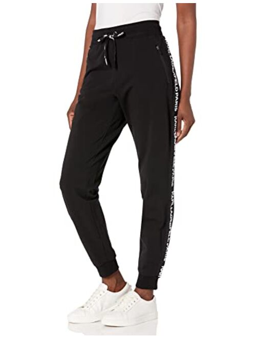 Karl Lagerfeld Women's Logo Taping Jogger Pant