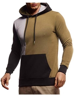 Men's Stylish Hoodie Longsleeve Pullover Sweatshirt with Hood Jacket For Men Slim Fit LN-8350