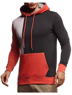 Men's Stylish Hoodie Longsleeve Pullover Sweatshirt with Hood Jacket For Men Slim Fit LN-8350