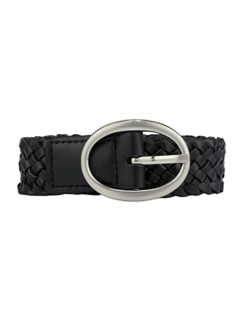 Vera Fashion Belt Braided Belt With Oval Buckle Stylish Belts For Jeans Pants & Dresses Versatile & Practical Belt For Women