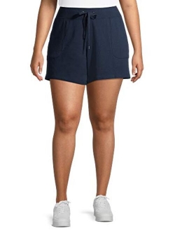 Women's Plus Size Knit Shorts