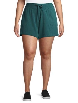 Women's Plus Size Knit Shorts