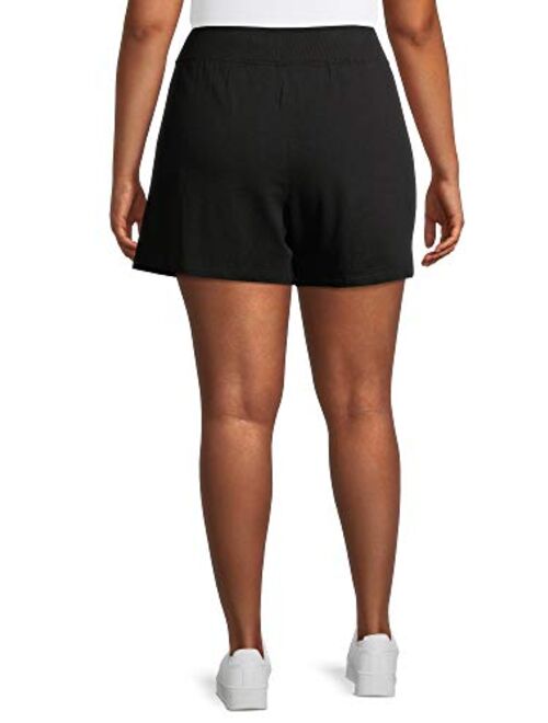 Terra & Sky Women's Plus Size Knit Shorts