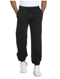 Men's Tapered Joggers Athletic Workout Sweatpants Fitness Track Pants with 3 Pockets S-XXL