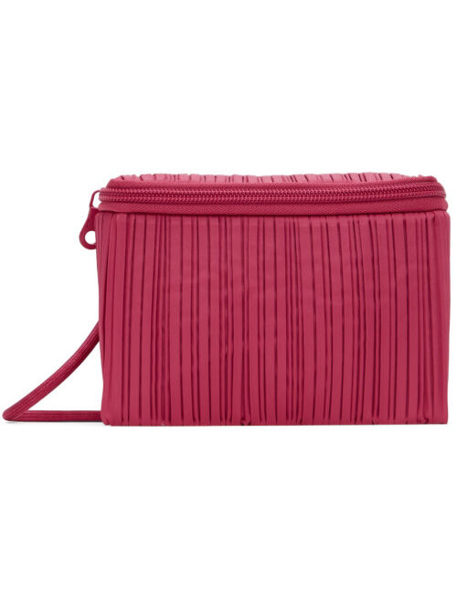 Pleats Please Issey Miyake Pink Small Box Pleats Bag