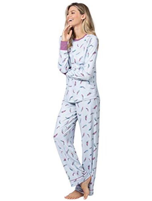 PajamaGram Womens PJs Sets Cozy - Ultra Soft Women Pajamas