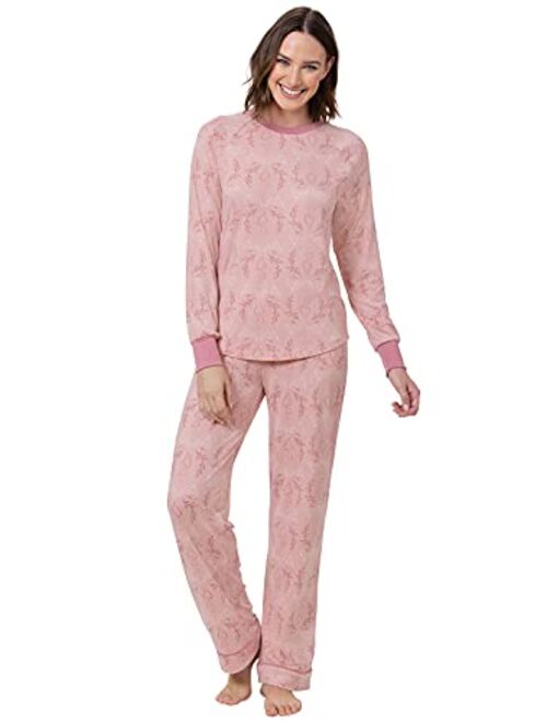 PajamaGram Womens PJs Sets Cozy - Ultra Soft Women Pajamas