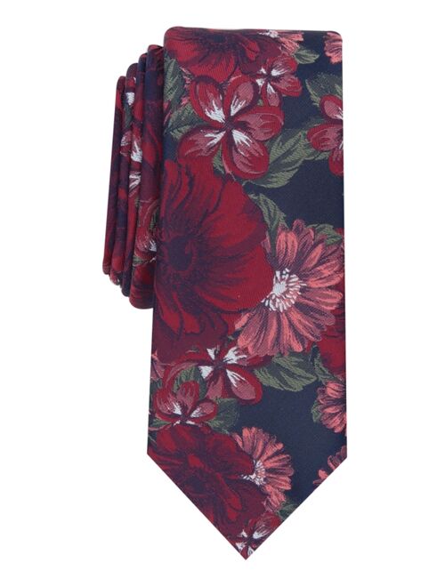 Bar III Men's Glencoe Floral Slim Tie, Created for Macy's