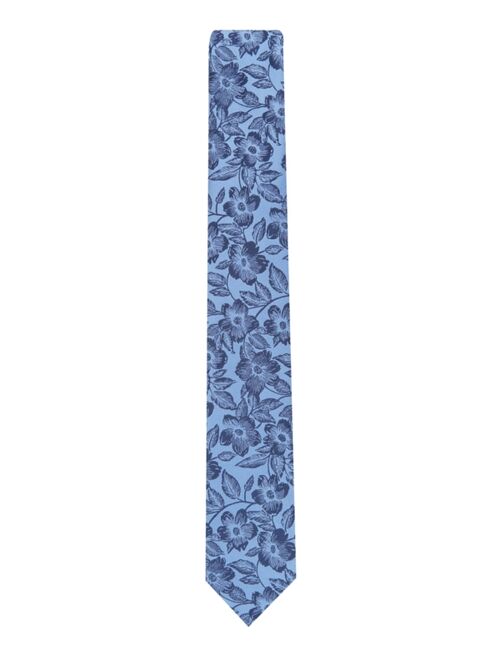 Bar III Men's Nelson Skinny Floral Tie, Created for Macy's