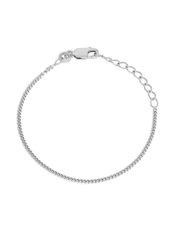 Junior Jewels Kids' Sterling Silver Curb Chain Bracelet