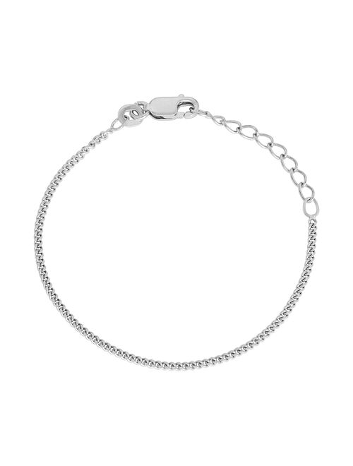 Junior Jewels Kids' Sterling Silver Curb Chain Bracelet