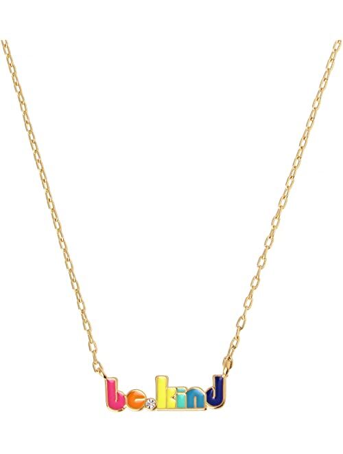 Kurt Geiger London Be Kind Short Pendant Necklace