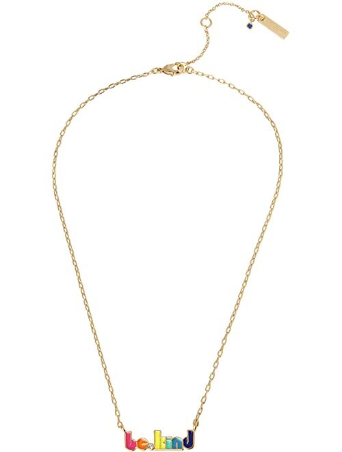 Kurt Geiger London Be Kind Short Pendant Necklace